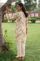 Yellow Floral Kurti