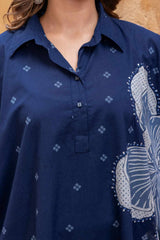 Oversized Floral Anti Fit Kurta