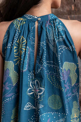 Abstract Floral Dress