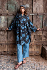 Midnight Orchard Kurta