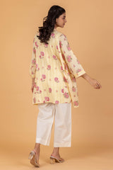 Yellow Checked Anti-Fit Top