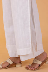 White Double Layer Trousers