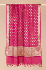 Gulabo Chanderi Brocade Dupatta