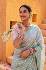 Pankhuri Chanderi Saree