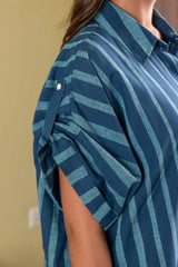 Aarohi Handloom Stripes Anti-Fit Kurta