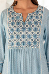 Ocean Blue Kurta