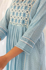 Ocean Blue Kurta