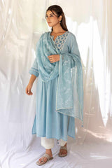 Ocean Blue Kurta