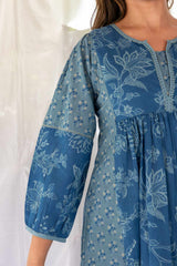 Ink Blue Chintz Kurta
