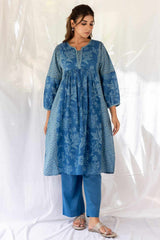 Ink Blue Chintz Kurta