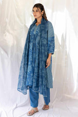 Ink Blue Chintz Kurta