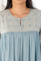 Blue Symphony Kurta
