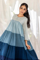 Blue Symphony Kurta