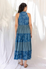 Breezy Blue Tiered Dress