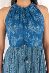 Breezy Blue Tiered Dress