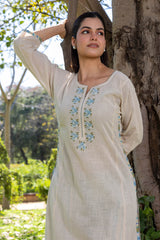Floral Applique Kurta