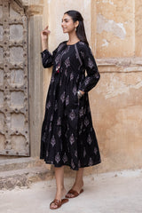 Kantha Tiered Dress