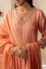 Zeenat Chanderi Kurta