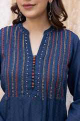 Midnight Blue Kurta