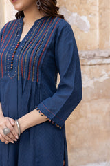 Midnight Blue Kurta