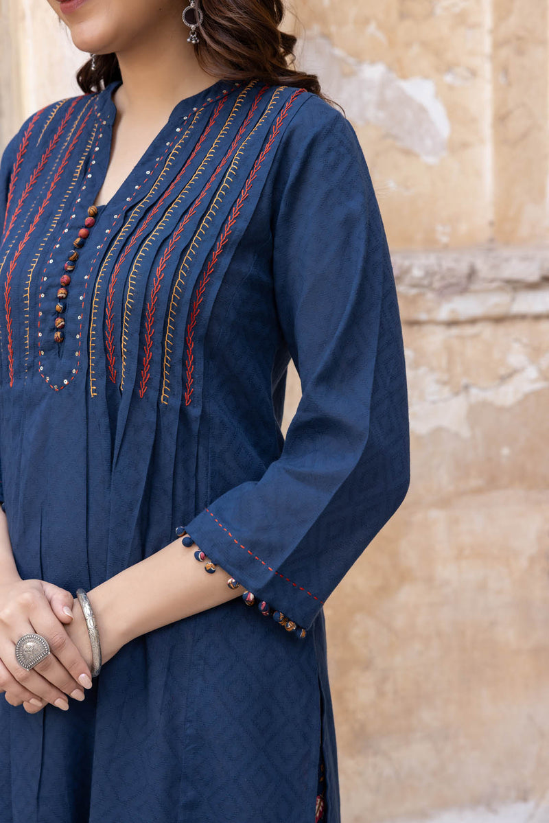 Midnight Blue Kurta