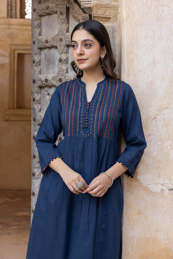 Midnight Blue Kurta