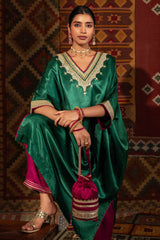 Heer Mashru Kurta