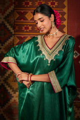Heer Mashru Kurta