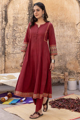 Sanskriti Dobby Kurta