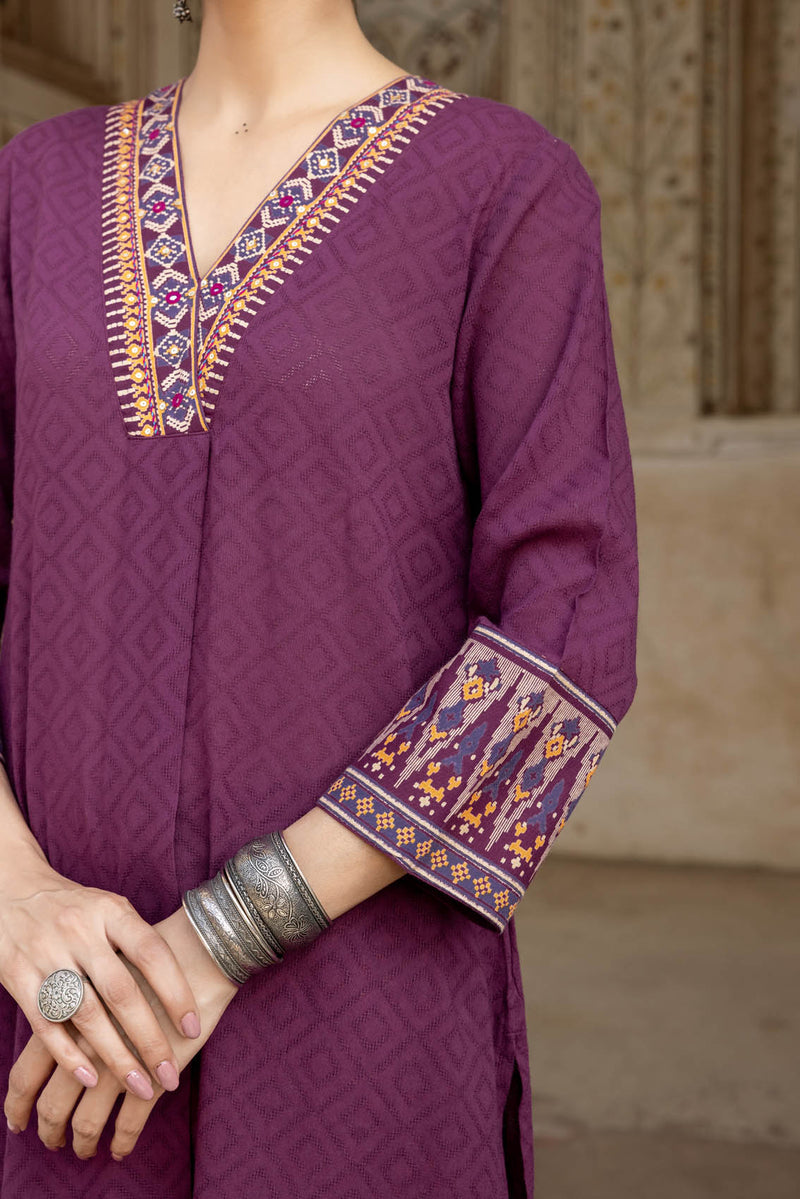 Sanskriti V-Neck Kurta