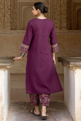 Sanskriti V-Neck Kurta