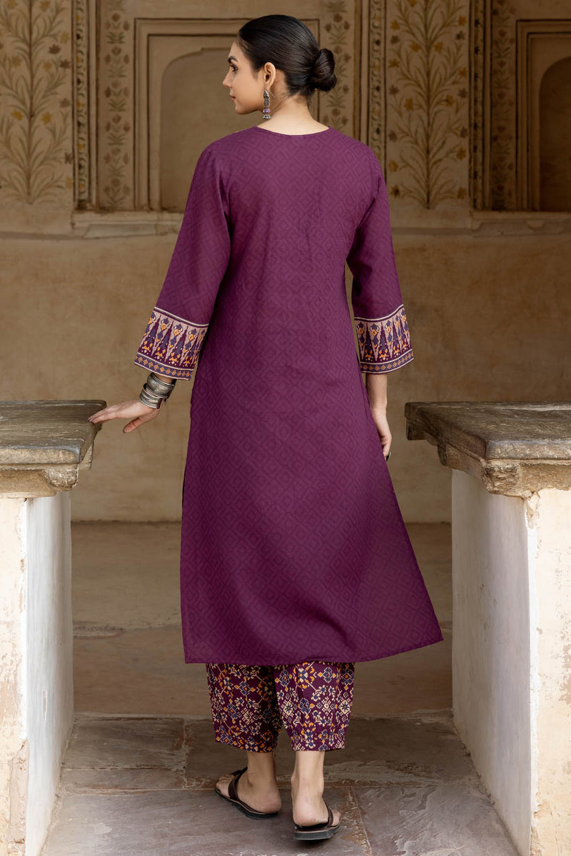 Sanskriti V-Neck Kurta