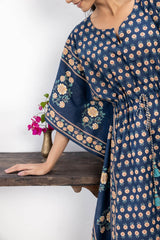 Vintage Blue Kaftan