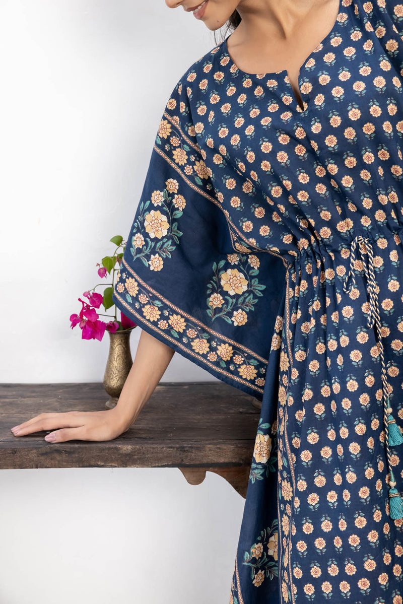 Vintage Blue Kaftan