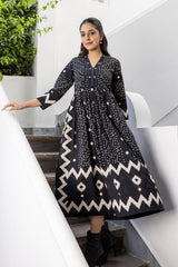 Vintage Zigzag Dress