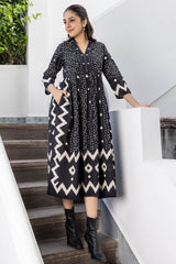 Vintage Zigzag Dress