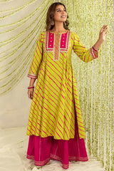 Gulabi Lehar Kurta