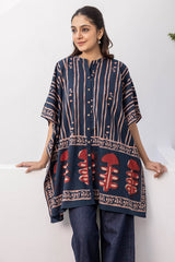 Vintage Blue Short Kaftan