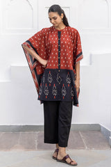 Vintage Rust Short Kaftan