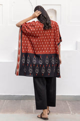 Vintage Rust Short Kaftan