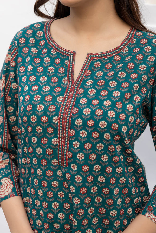 Vintage Blue Kurta