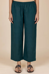 Teal Cambric Trousers