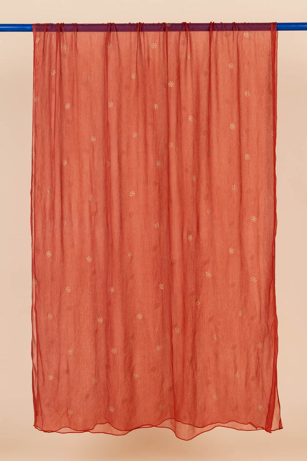 Rust Chiffon Dupatta