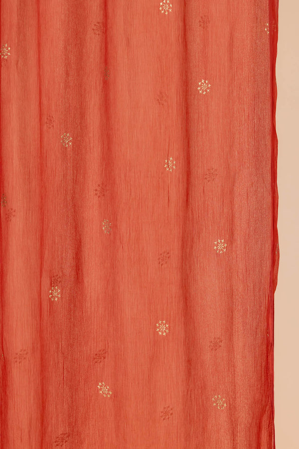 Rust Chiffon Dupatta