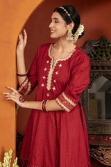 Laalima Golden Printed Kurta