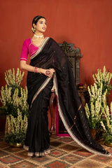 Raat Rani Chanderi Saree