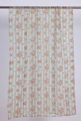 Striped Floral Doria Dupatta