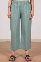 Teal Cambric Trousers