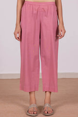 Rose Blush Cotton Trousers