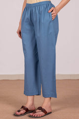 Blue Breeze Cotton Trousers